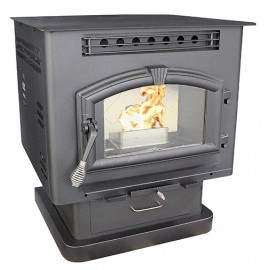 US Stove - 6041 Multi-Fuel Stove on Pedestal - 2,400 Sq. Ft.